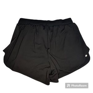Avia | Black Workout Running Athletic Shorts Polyester/Spandex Blend | Size S
